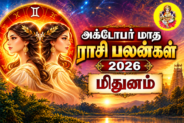அக்டோபர் மாத ராசி பலன்கள் - 2026 - மிதுனம்