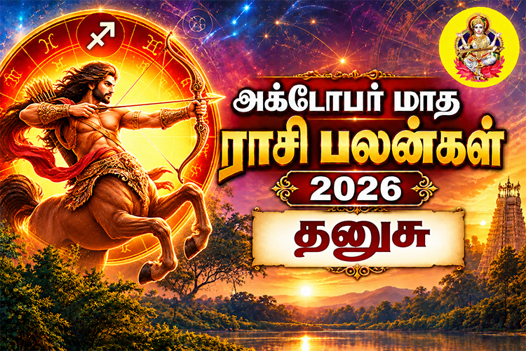 அக்டோபர் மாத ராசி பலன்கள் - 2026 - தனுசு