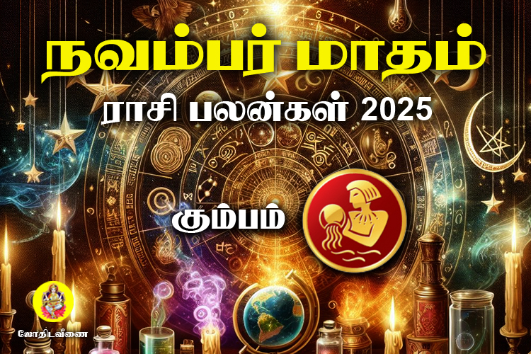 நவம்பர் மாதம் ராசி பலன்கள் 2025 - கும்பம்